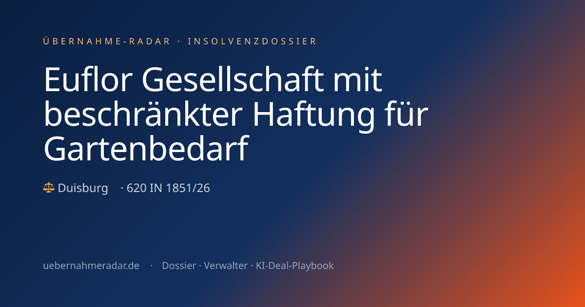 Euflor Gesellschaft mit beschränkter Haftung für Gartenbedarf ...