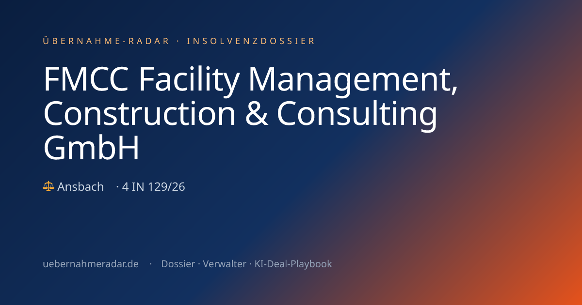 FMCC Facility Management, Construction & Consulting GmbH ...